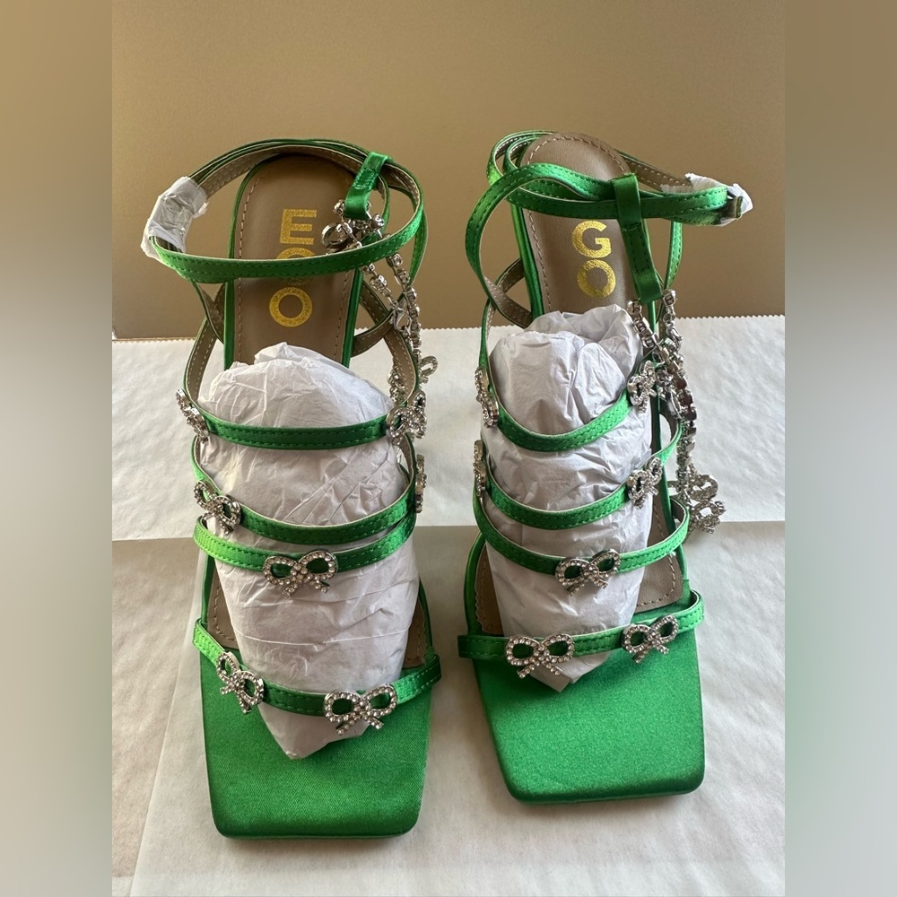 EGO Green Strappy Women's Sandals
